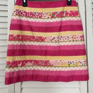 Lilly Pulitzer ribbon vintage Fancie Nancie Skirt